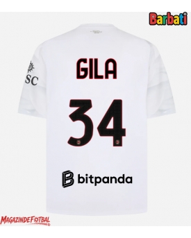 AC Milan Mario Gila #34 Tricou Fotbal Replică 2026-27 Barbati Deplasare AC Milan Mario Gila #34 Tricou Fotbal Replică 2026-27 Barbati Deplasare